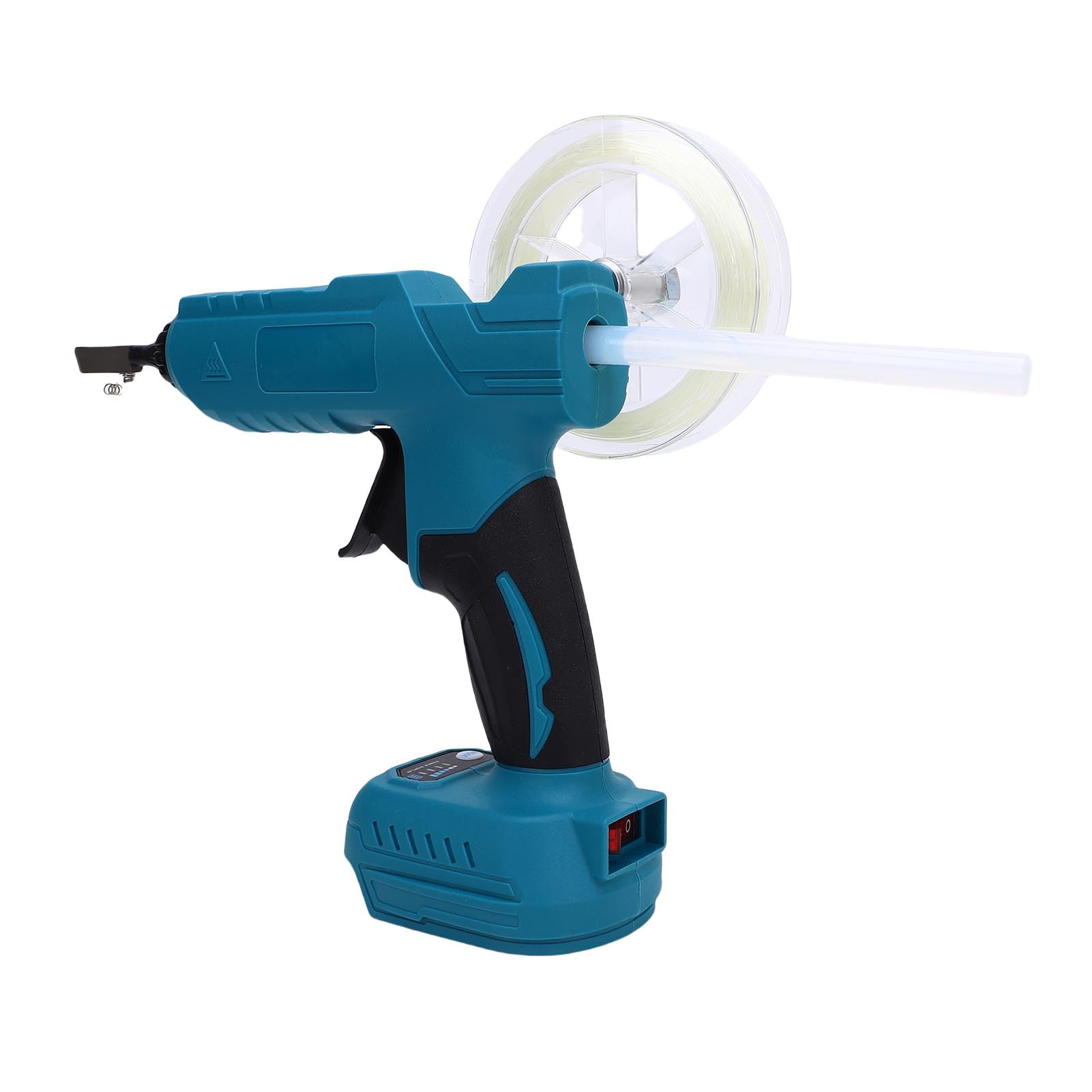 Jeffergarden Pistolet do Klejenia światłowodowego Pistolet do Klejenia na Gorąco Niewidocznego Okablowania światłowodowego FTTR z Wyciętym Portem Kleju i Gniazdem Wyjściowym światłowodu