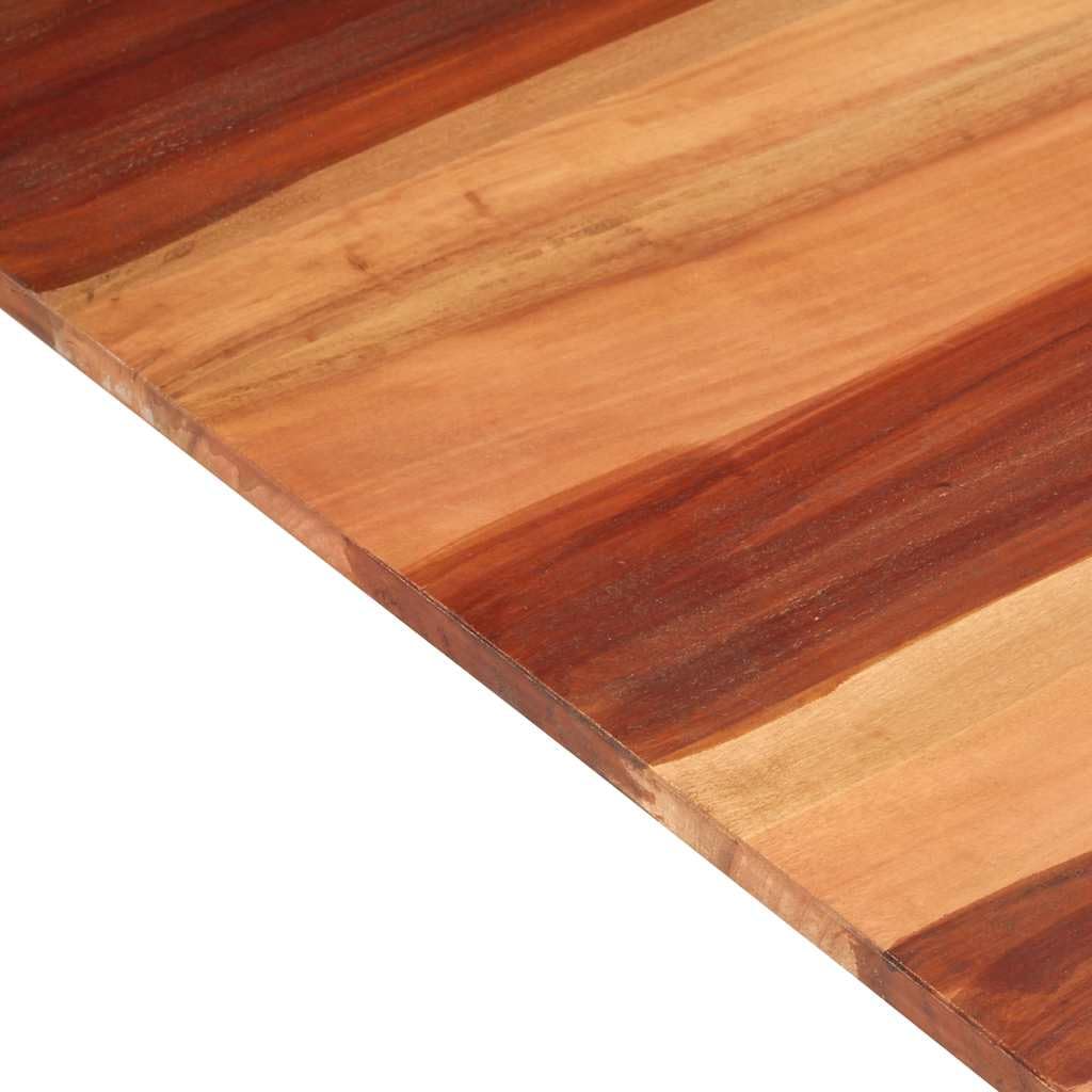 vidaXL Piano in legno massello di acacia ricambio per tavolo da pranzo, 15-16 mm, 60 x 140 cm