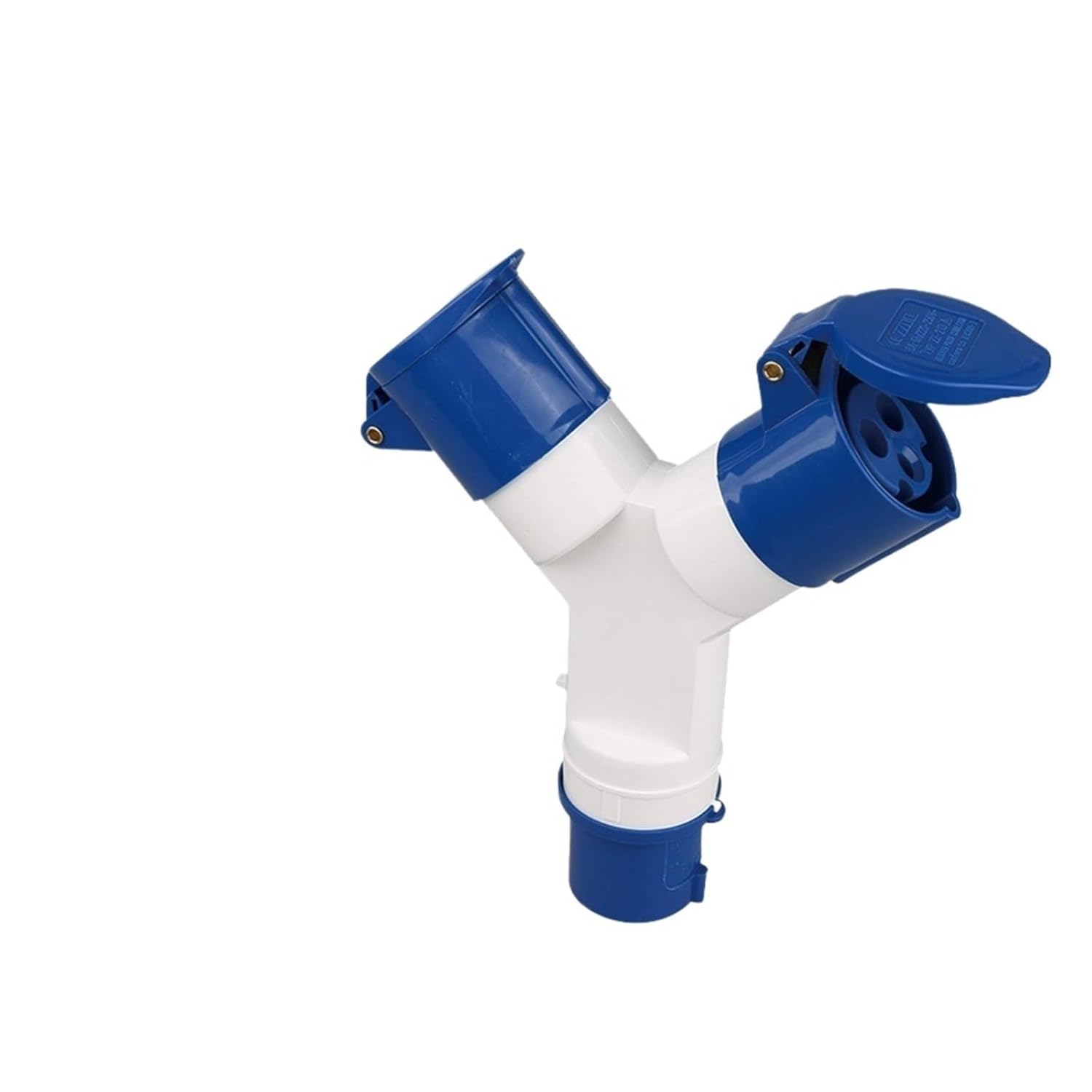1013/1023 Multifunctional Three-Way Y-Shaped Industrial Plug Waterproof Socket 3 cores 4 5 16A32A(1014 2 4 Core 16a One to Two)