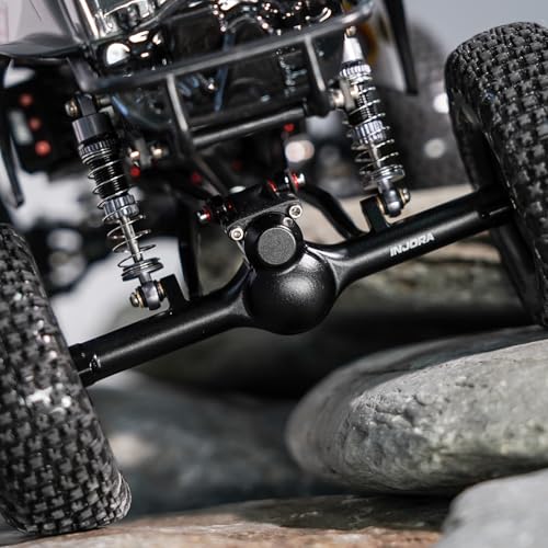 INJORA +4mm Planet Axles with Double Joint Shafts for Axial SCX24(Black) by INJORA - Image 8