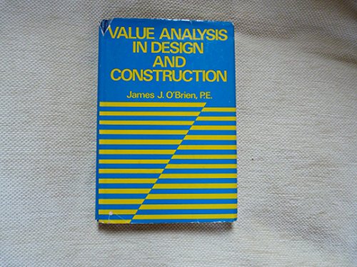 Value analysis in design and construction 0070475660 Book Cover