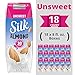 Silk Shelf-Stable Almond Milk Singles, Unsweetened, Dairy-Free, Vegan, Non-GMO Project Verified, 8 oz., 6 Pack (Pack of 3)