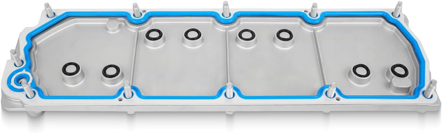 LS Gen 4 Valley Pan Cover Plate with Gasket & Bolts for 2007-2013 Chevy Silverado & GMC Sierra SUV, Compatible with LS2 LS3 LS7 4.8L 5.3L 6.0L 6.2L Engines 12598832 12610141 (Non-AFM/DOD)