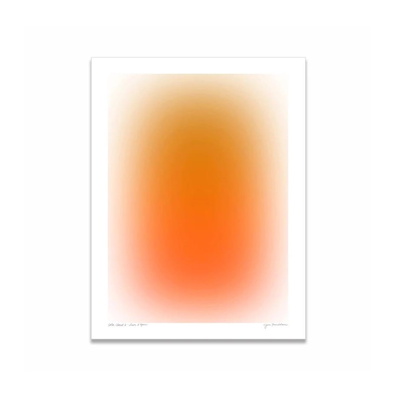 Tableau décoration murale Dizzy : toile abstraite haut de gamme style nordique 50x70