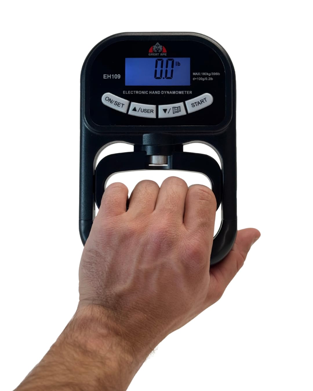 Amazon.com: Great Ape Grip Strength Tester, Hand Dynamometer