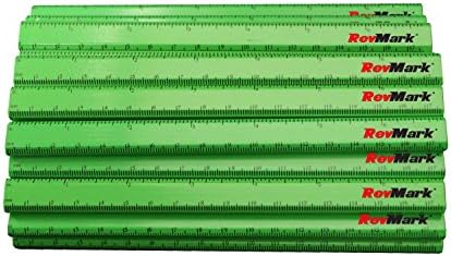 24 Pack - RevMark Carpenter Pencils w/Printed Ruler (Neon Green)