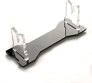WANLIAN Acrylic lightsaber stand,wand display stand,Knife Display Stand,Desktop Sword Holder Decorative Sword Stand Display Fixed Display Rack for Sword Table Decoration (Black)