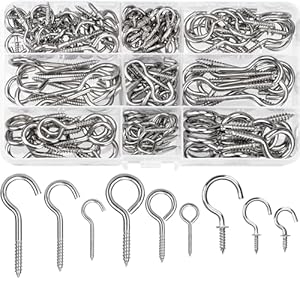 Hatanse MQ-150 Edelstahl Schraubhaken Set