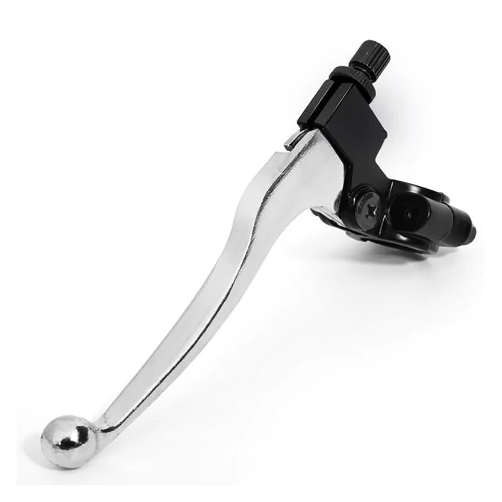 WXSSH 22mm 7/8-inch Left Aluminum Alloy Clutch Lever Handle Suitable for Pit Bike ATV Motorcycle Motorcycle Brake Clutch Lever Protection(White)