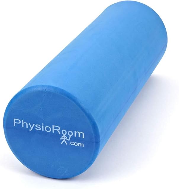 PhysioRoom EVA Foam Roller | Trigger Point Deep Tissue Massages for Physio, Pain Relief, Rehab & Recovery Self Massage | Fitness Equipment, Pilates & Yoga, Home Gym Use - 15cm x 45cm