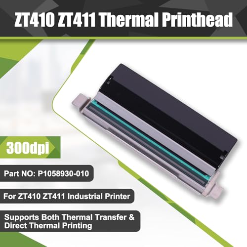 Image of ZT411 Thermal Printhead 300DPI P1058930-010 Print Head for Zebra ZT400 ZT410 ZT411 IndustrialBarcode Label Printers
