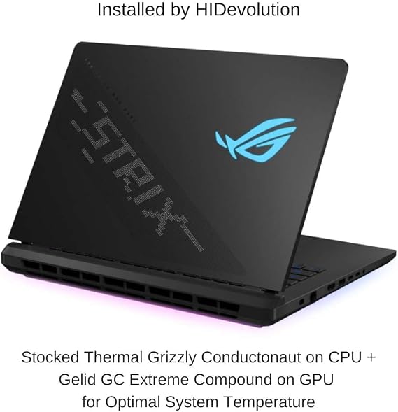 HIDevolution [2025] ASUS ROG Strix Scar 16 G635LX 16 WQXGA 240Hz Mini LED, 2.1 GHz Ultra 9-275HX, RTX 5090, 32 GB DDR5 RAM, 2 TB PCIe SSD, Windows 11 Pro