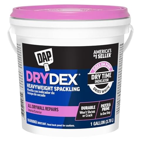 DAP 7079812347 Drydex Spackling Ga Raw Building Material, 1 Gal, Pink/White Cover