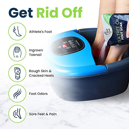 Tea Tree Oil Foot Soak With Epsom Salt - For Toenail Repair, Athletes Foot, Softens Calluses, Soothes Sore & Tired Feet, Nail Discoloration, Foot Odor Scent, Spa Pedicure Foot Care - Made In Usa 16 Oz #TOP6