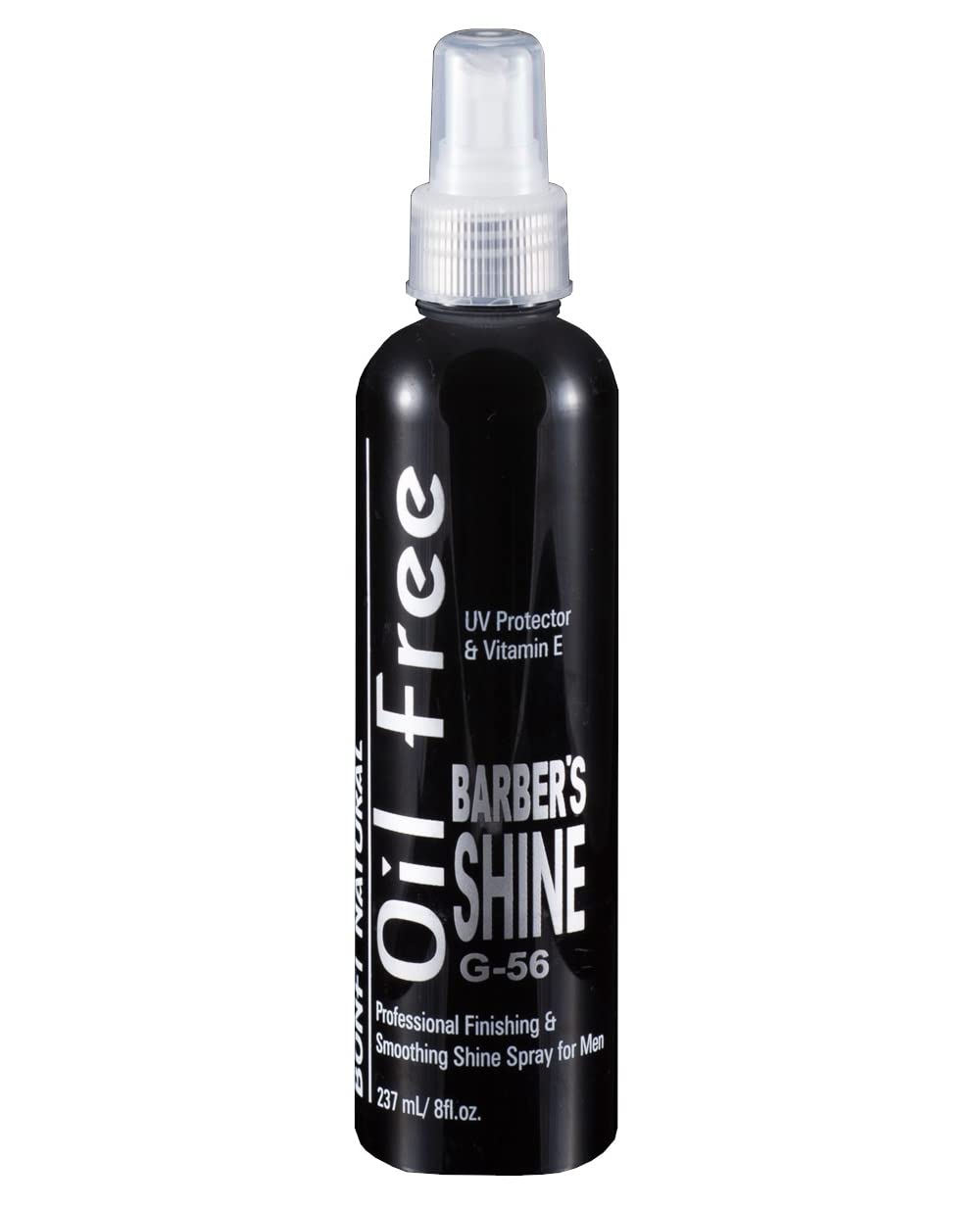 [Pack of 3] Wet N Wavy Bonfi Oil Free Barbers Shine G-56, 8oz spray