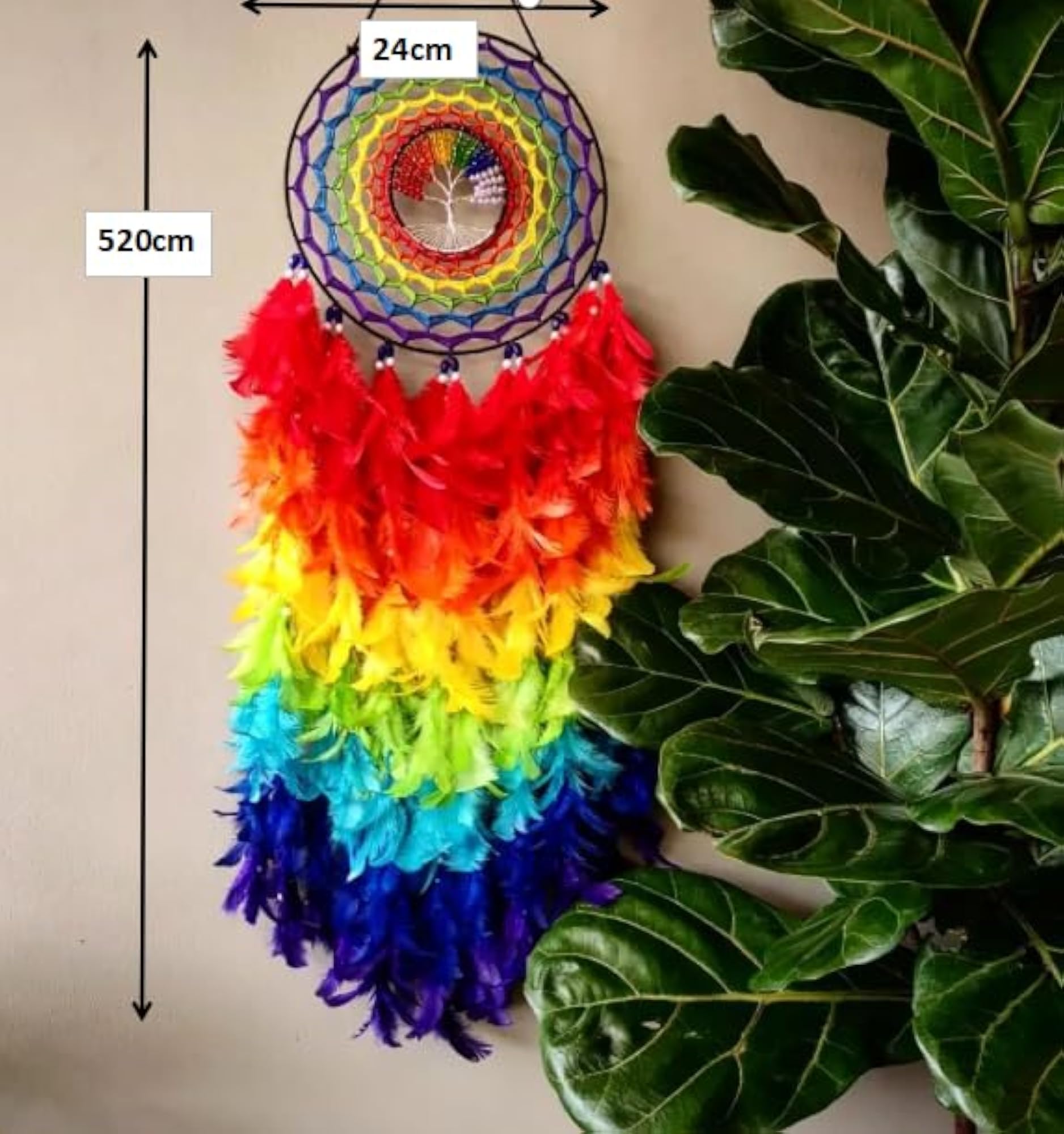 Multi Colour Life of Tree Dream Catcher