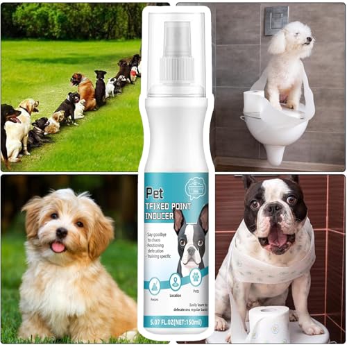 YNPQTDS Hunde Stubenreinheit Spray - Kot Auslöser Für Welpen | 150 ml Hundetoilettentrainingsspray für Teppich Möbel Innenbereich Garten Couch Außenbereich Haushalte Mit Mehreren Haustieren