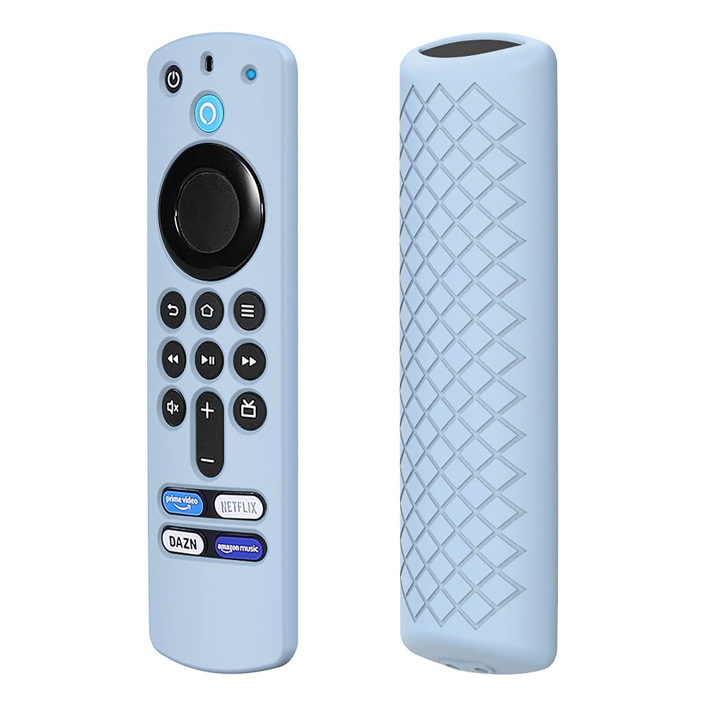 ADDGRIP Silicone Cover Case Compatible with Fire TV Stick 3rd Gen 2021 Remote Full Wrap with Lanyard, (Only Silicon Cover Included, Remote not Included) - Sky Blue Style 2 (B0CHPJSMF8) Amazon Price History, Amazon Price Tracker