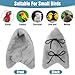 Xyembu Comfort Corner Fleece Bird Blanket for Cage Cuddle Nest Hanging Warmer Parrot House Cozy Birds Bed Warm Birds Shelter Bed for Cage Hanging Hammock Toy for Greys Parakeet Cockatiel Conure