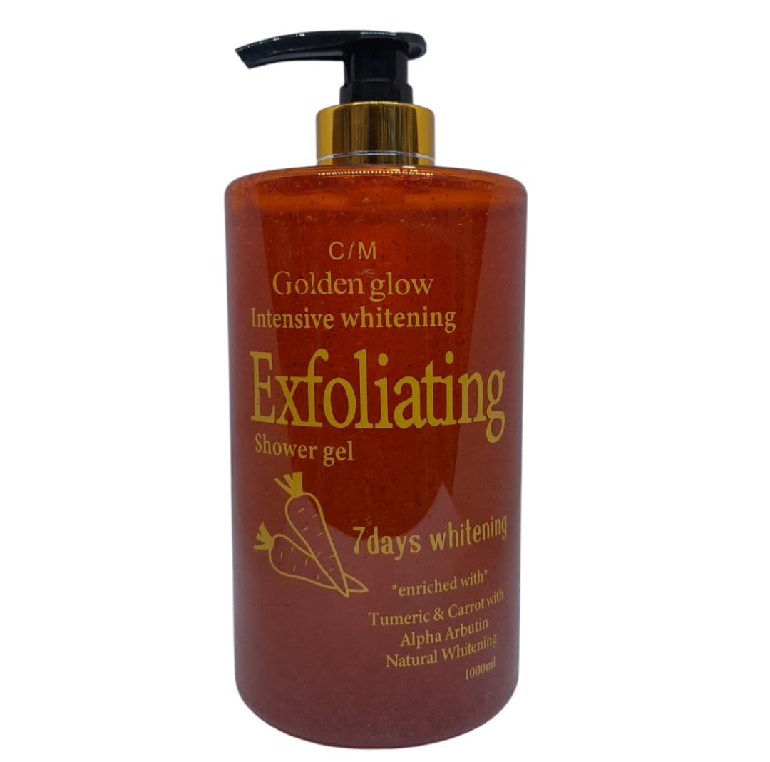 Golden glow Intensive whitening Exfoliating shower gel 7 day whitening