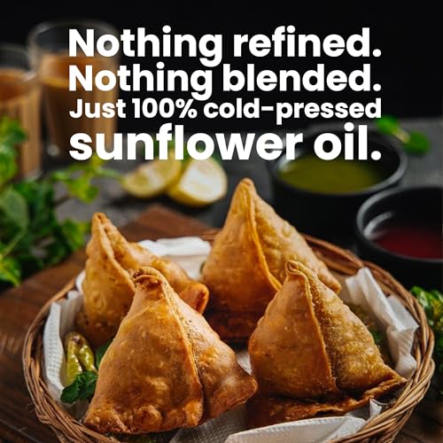 Image of 24 Mantra Organic Expeller Pressed Sunflower Oil 1Litre (Pack of 3)