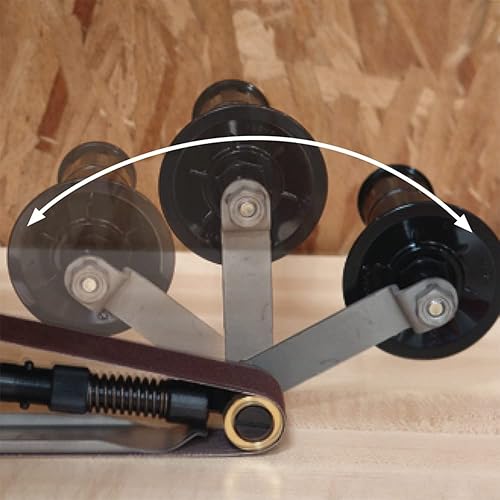 Miniatura 3 de Makita 9031 lijadora de banda de velocidad variable 5A, 1-18pulgadas por 21pulgadas