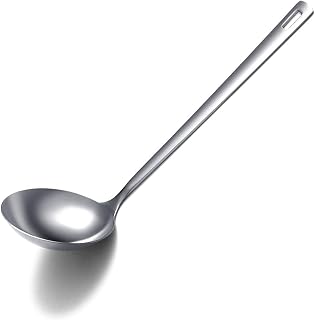Berglander Stainless Steel Soup Ladle - Mirror Polish Finish, Heat Resistant, Rust-Proof, Dishwasher Safe Kitchen Cooking Ladle
