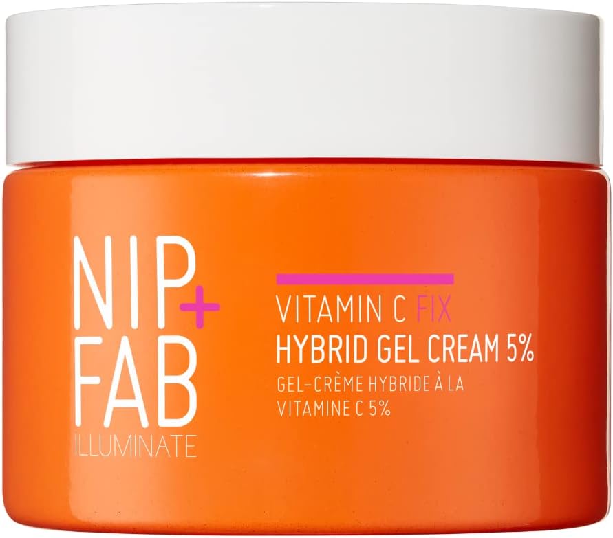 Vitamin C Fix Hybrid Gel Cream 5% 1.7 fl oz | Gel-Like Moisturiser | High-Performance 5% Vitamin C | Radiant and Glow Skin | Ferulic Acid | Face Skin Booster