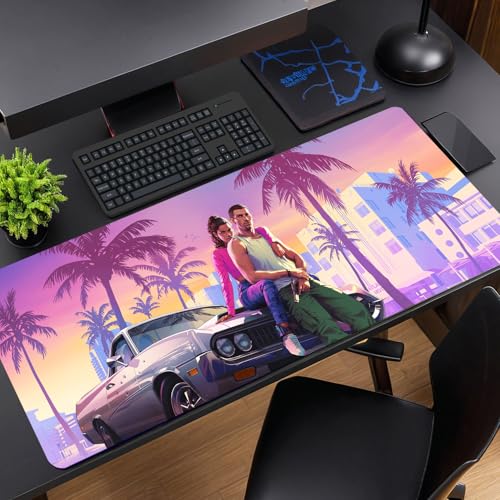 Image of MASIPICKS - XXL Size Anime & Gaming Mouse Pad [Rubber Base] | Mouse Pad (31 x 12 Inches) 3mm Desk Mat (Gaming New)