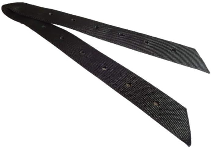 Black Leather 18 inch Off Billet for Western Saddles