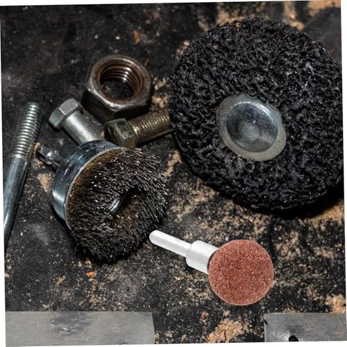Image of SOLUSTRE Tire Buffer Wheel for Quick and Efficient Car Tire Repair Small Abrasive Grinding Head with Linking Rod for Professional and DIY Mechanics