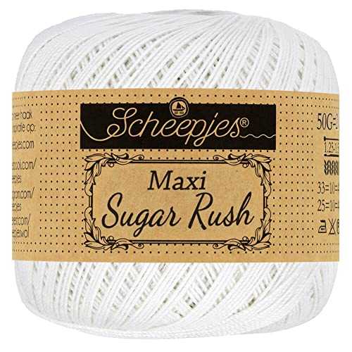 - Maxi Sugar Rush 106 Nevicare Filato - 10x50g bianco