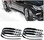 6PCS Universal Car Tire Chains,Reusable Automobile Snow Tire Chain,Car Anti-skid Emergency Snow Tyre Chains,Portable Mud Chain Wheel Tyre Anti-Skid Chains Slip for Car Truck SUV (Black)