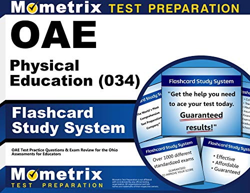 OAE Physical Education (034) Flashcard Study System: OAE Test Practice Questions & Exam Review for the Ohio Assessments for Educators (Cards) cover