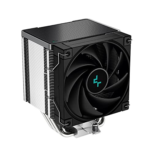 Image of Deepcool AK500 High-Performance Single Tower CPU Cooler - Black | Support Intel - LGA2066 /2011-v3 /2011 /1700 /1200 /1151 /1150 /1155 & AMD - AM5 /AM4 - R-AK500-BKNNMT-G