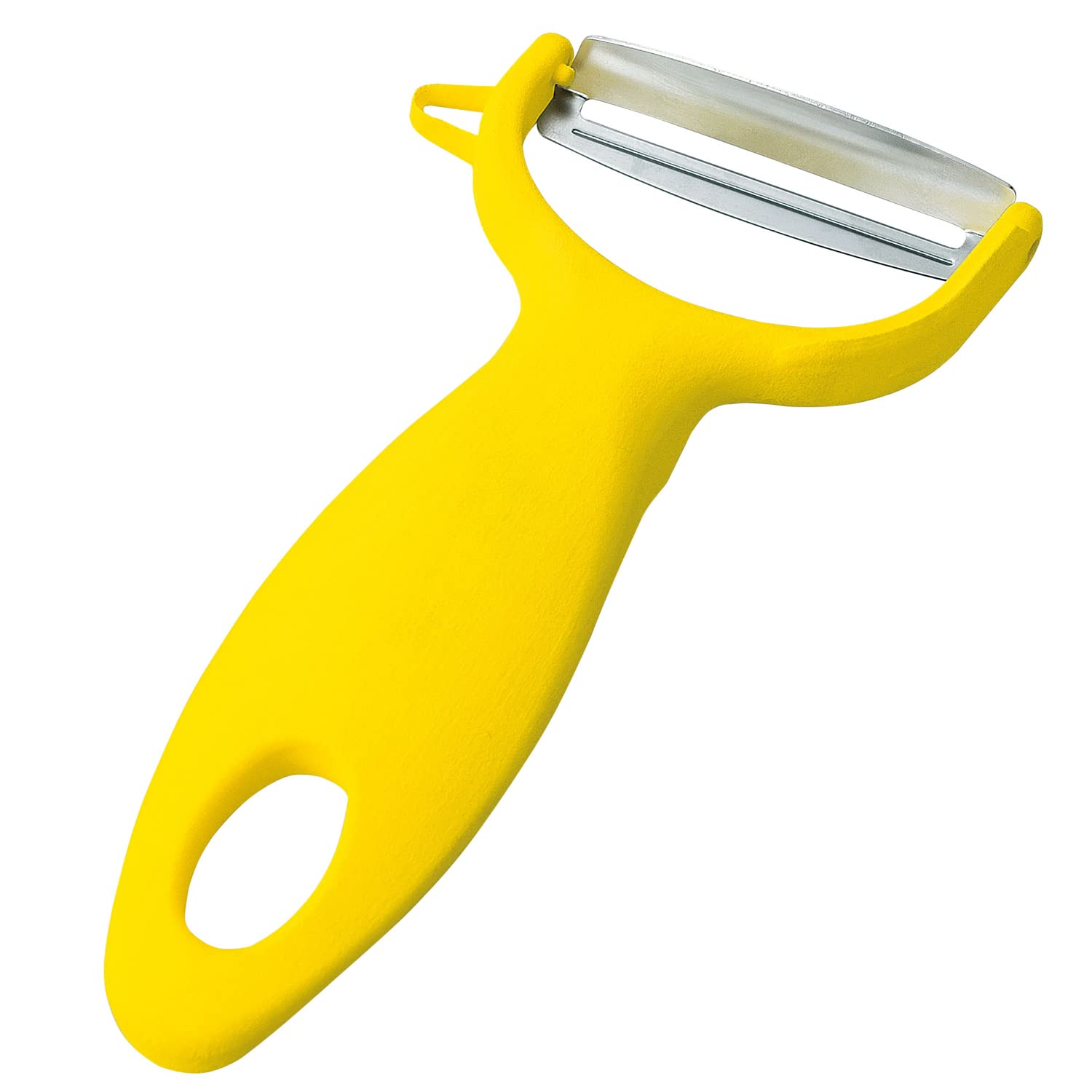Shimomura Kogyo Full Veggie Round Sharp Peeler FV-666 Yellow : Home & Kitchen