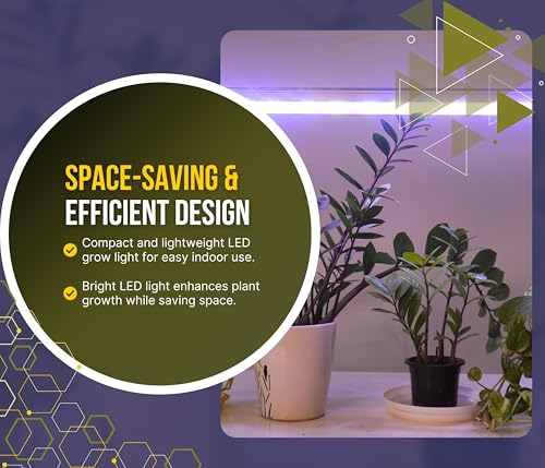 Image of Chipku HYGL8 Nx1.1-09 Watt Plant Grow Light Tube for Indoor Plants| Ideal for Small Plants Hydroponics Greenhouse | Artificial Sunlight for Indoor Plants| 2 ft (HYGL8 Nx1.1-09 Watt)