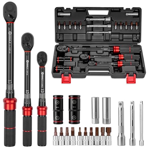 XEIMILE 3-Piece Click Torque Wrench Set