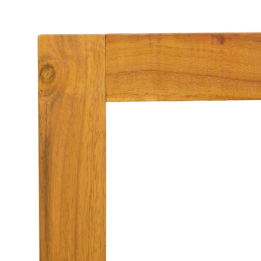 vidaXL Tavolo laterale Olio Naturale 43 x 36 x 40 cm | Costruzione robusta per un uso duraturo, Legno massello di teak di alta qualità per resistere bene,
