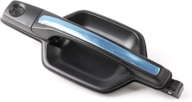 Outside Exterior Front Rear Door Handle Black with Chrome for Mitsubishi Pajero Montero MK3 2000-2006 Front Right