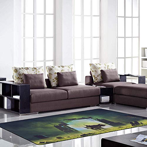 Tapis de grande taille microfibre pour sol stratifié salon maison