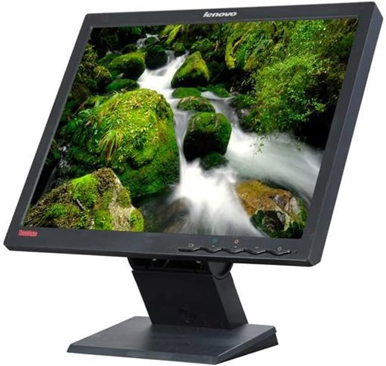 Front view of the Lenovo ThinkVision 9227-AG1 monitor displaying a vibrant image.