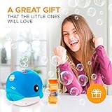 Bubble Mania Bubble Machine - Bubble Blower Whale For Kids - Automatic Bubble Maker Machine - Image 9