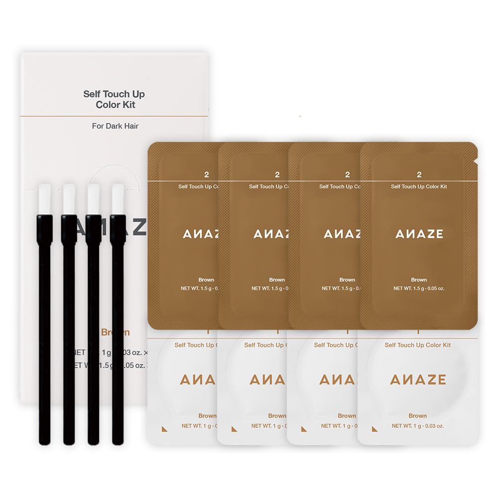 Self Touch-Up Eyebrow Color Kit B01 Brown, 4 Single-Use Packs