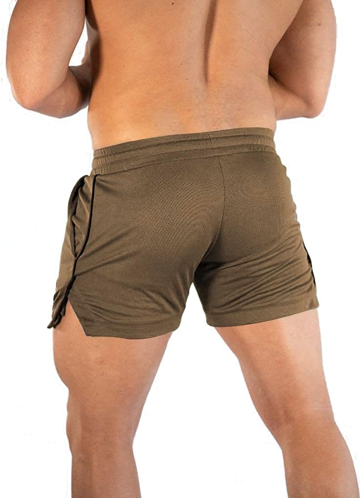 EVERWORTH Men's Athletic Shorts Gym Workout Short Shorts Casual Shorts Running Bodybuilding 5 Inch Inseam Shorts - Image 4