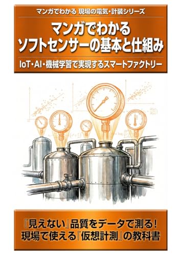 マンガでわかる ソフトセンサーの基本と仕組み: IoT・AI・機械学習で実現するスマートファクトリー。現場で使える「仮想計測」の教科書 (マンガでわかる 現場の電気・計装シリーズ)