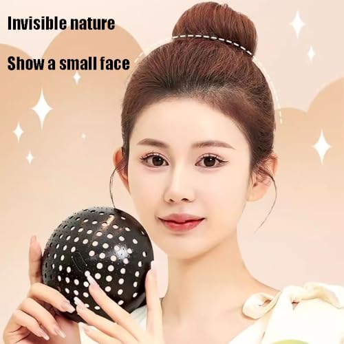 2 peças de ferramentas invisíveis de inserção de base de almofada de cabelo, acessórios de estilo de