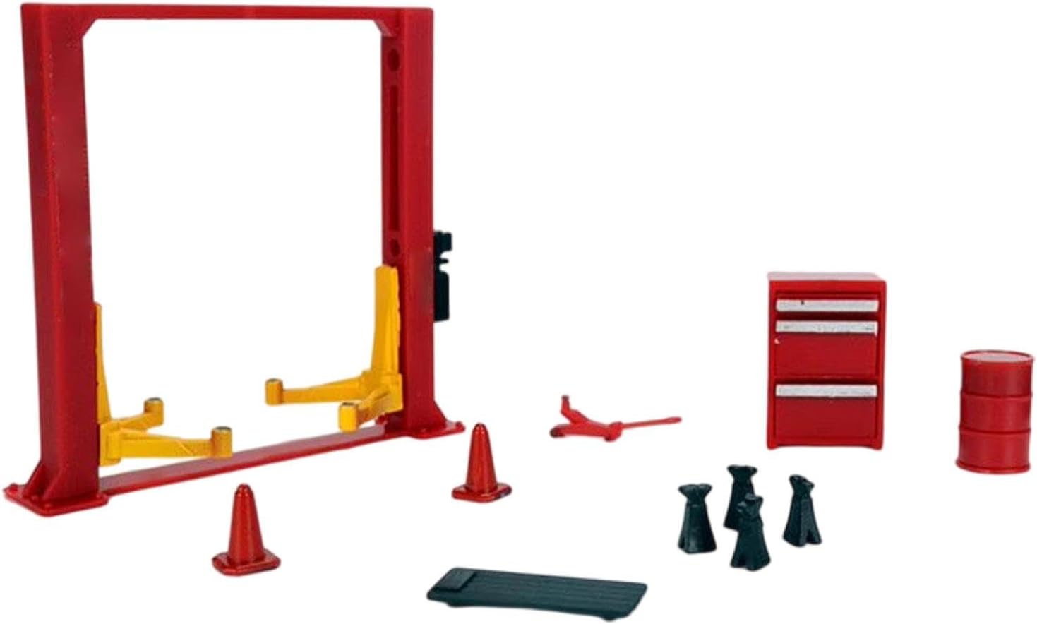 Set Model Collectible 1 64 Scale Mini Maintenance Tool Simulate Lift Workshop Decoration Ornament Suitable for Home Display, 710011A