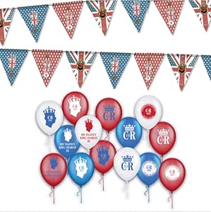Coronation Balloon Union Jack Party King Charles Royal Street - Foto 2