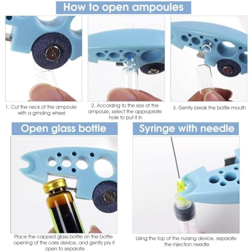 Image of HYZIK Ampoule Cutter for Doctors Glass Bottle Cap Remover Cutter Ampule Breaker for Hospital and Clinic..